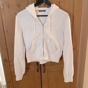 Brandy Melville white hoodie